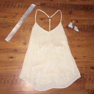 Braided Forever21 Racerback Tank with Metal detail